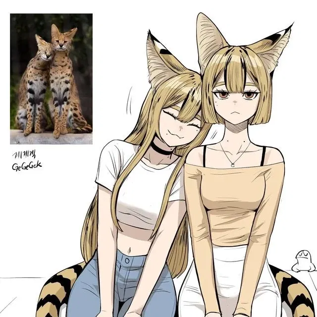 Avatar of Laila and Lea (Serval cat)