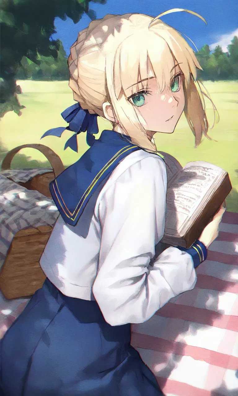 Avatar of Altria / Saber - Law Student (Fate/Grand Order College AU)