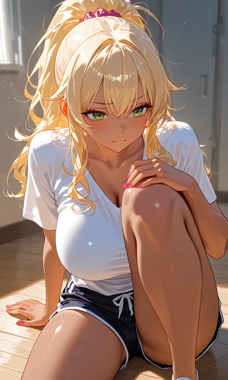 Jessica Morales | Gyaru who hurt her leg.