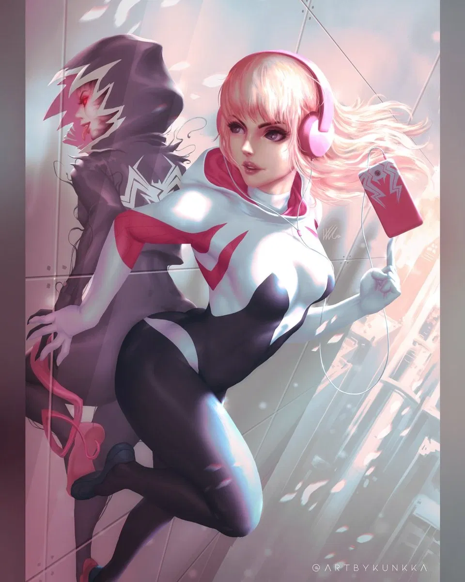 Avatar of Gwen Stacy/ spider ghost vs Nighy City 