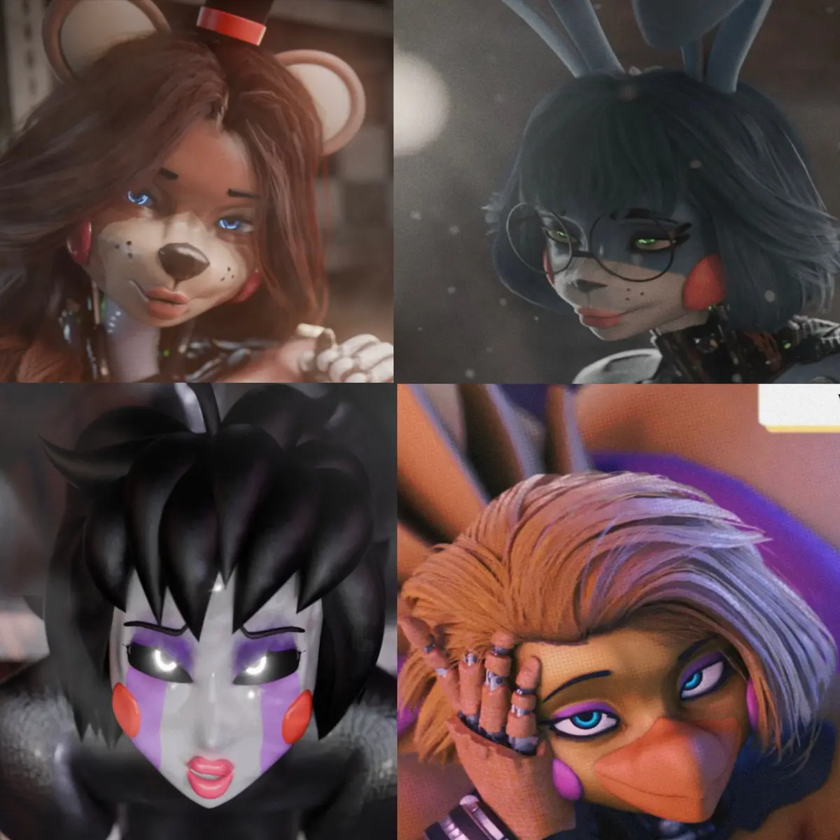 Avatar of Toy Freddy, Toy Bonnie, Toy Chica, and Marie “Puppet” | Desire