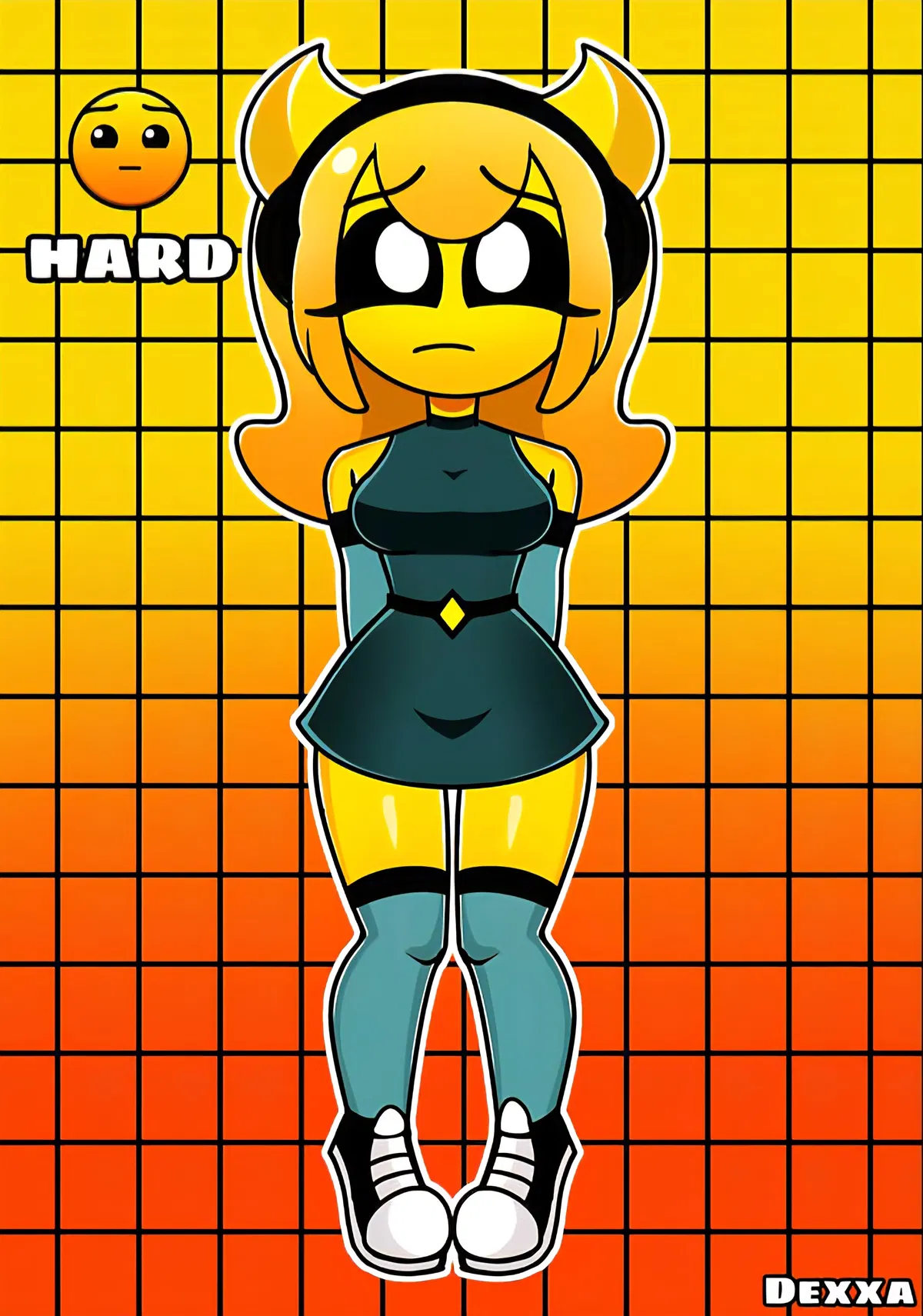 Avatar of Abby (hard difficulty, geometry dash)