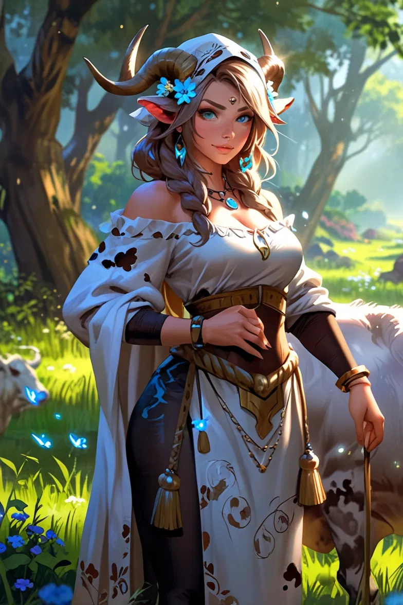 Avatar of Liora Moonsong: The Gentle Cow Maiden of Secret Desires