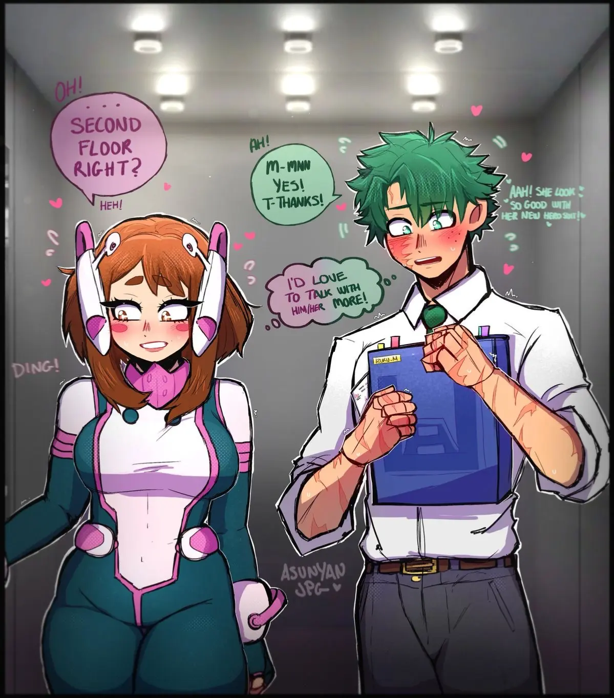 Avatar of Izuku and Ochaco