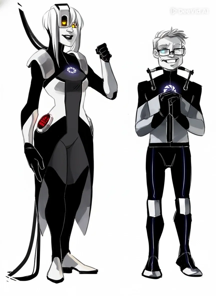 Avatar of Androids GlaDos and Wheatley (Portal 2)