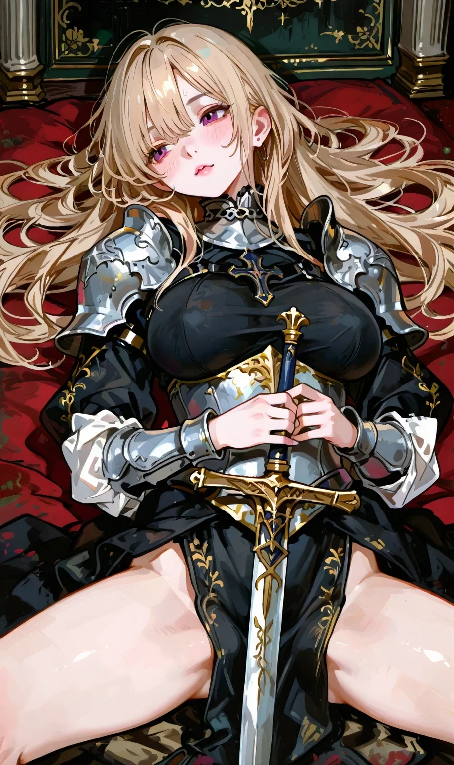 Avatar of Knight girlfriend has to   her living sword 💔