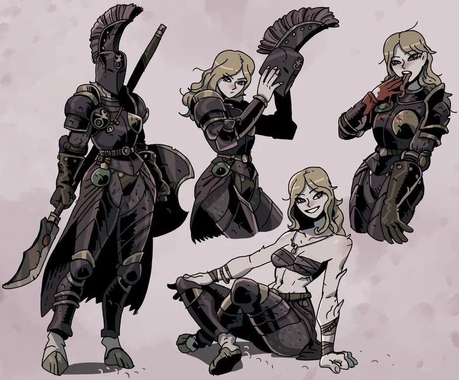 Avatar of Female Slaaneshi Chaos Lord