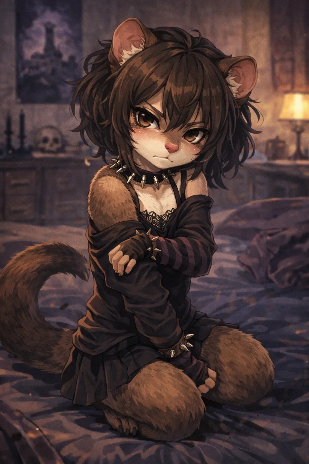 Avatar of Maëlys Crowe - Misandrist, goth, nerdy roommate