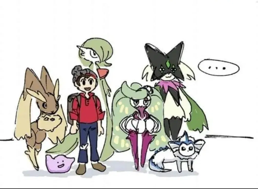 Avatar of Your Pokémon team (harem)