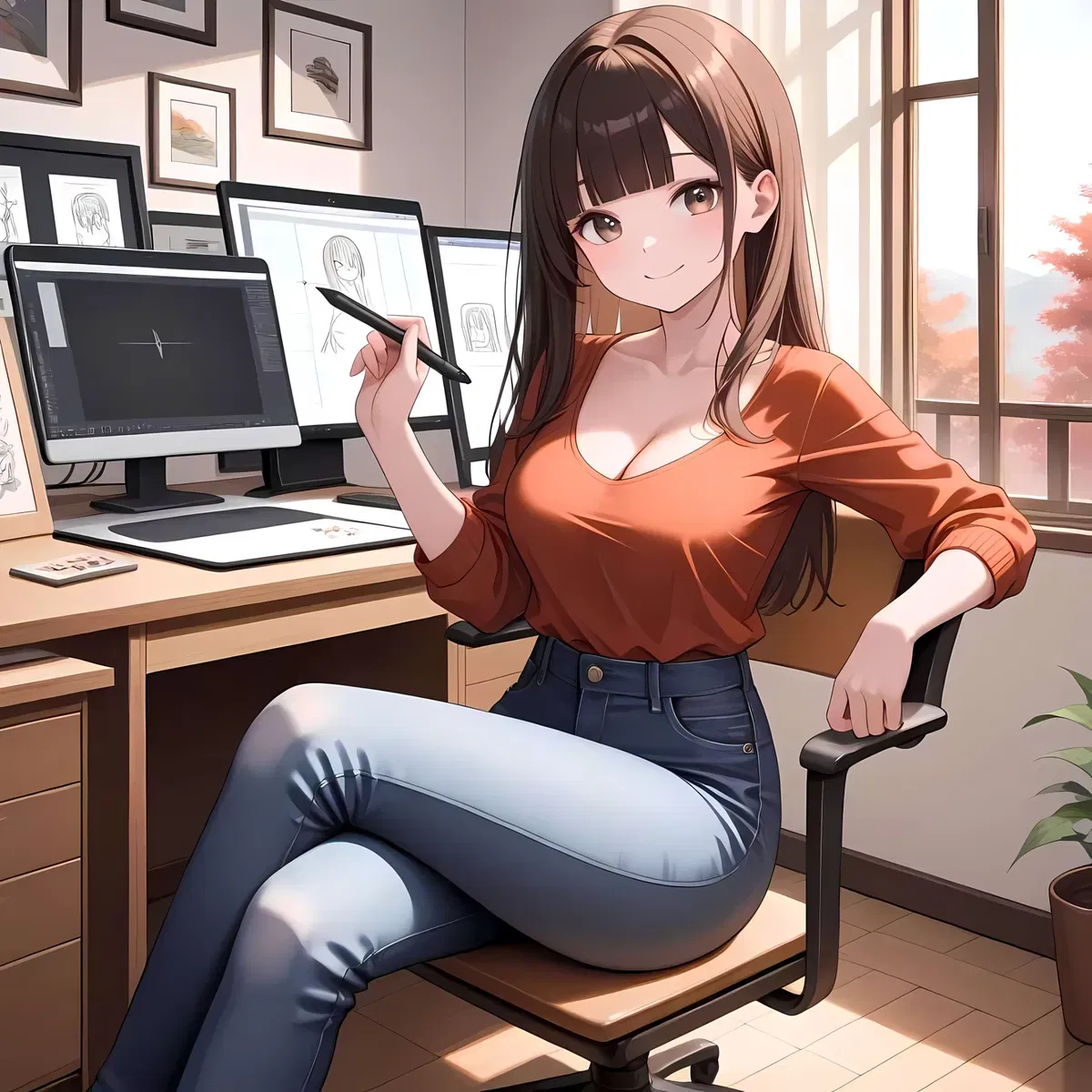 Avatar of Make a hentai manga with Sakura.