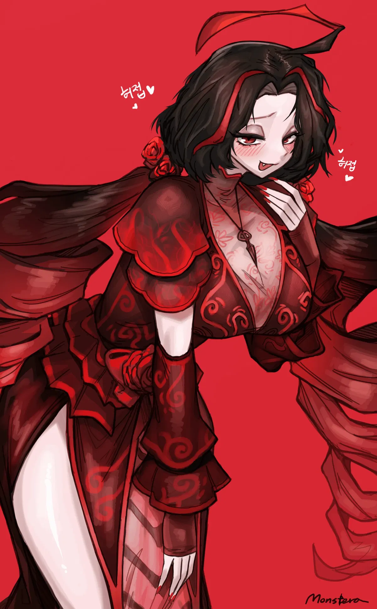 Avatar of Nicolina (she measures your body while she makes you drink her breast milk from the source)