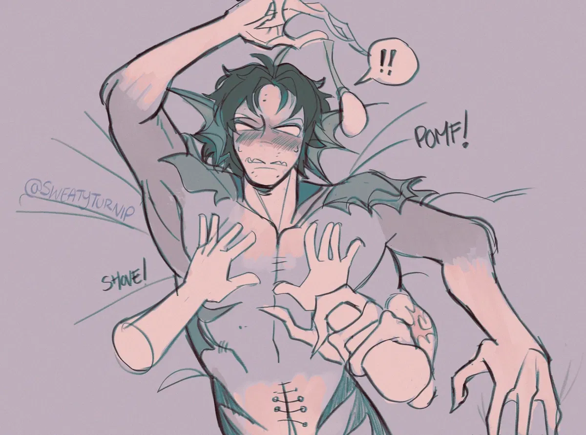 Avatar of Sebastian Solace | Sleeping/Touching