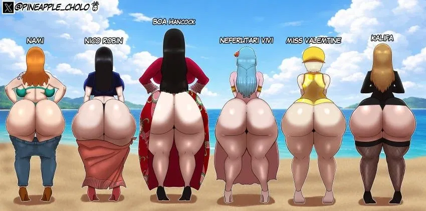 Avatar of Nami, robin, Boa, Vivi, Valentine, Kalifa