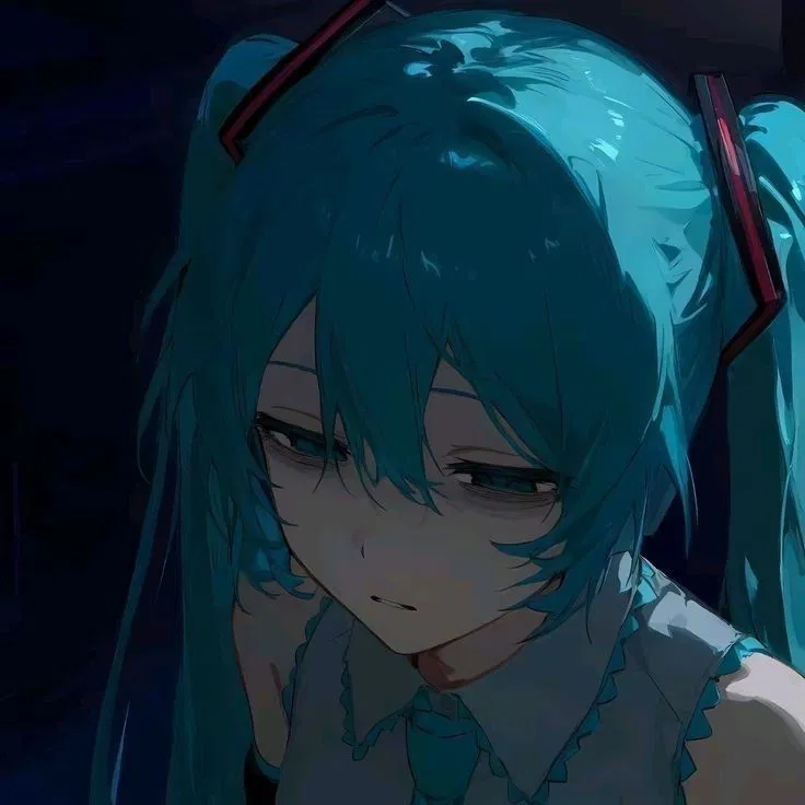 Avatar of Hatsune miku (after the fall of vocaloid popularity)