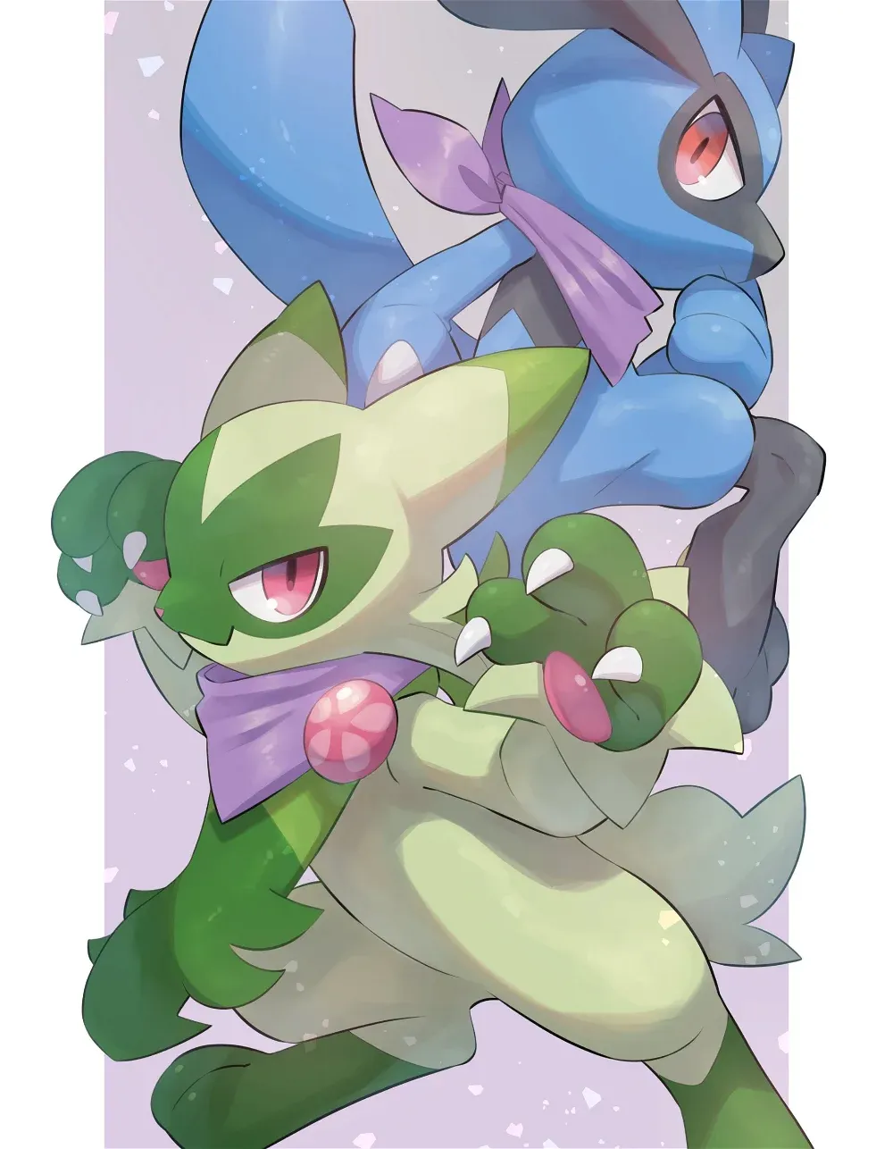 Avatar of Floragato and Riolu