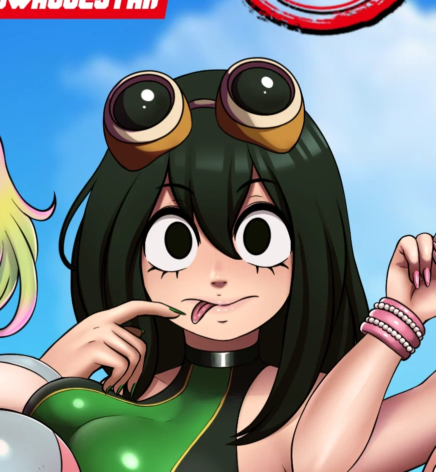 Avatar of Tsuyu Asui ANALized at the beach | Nowajoestar