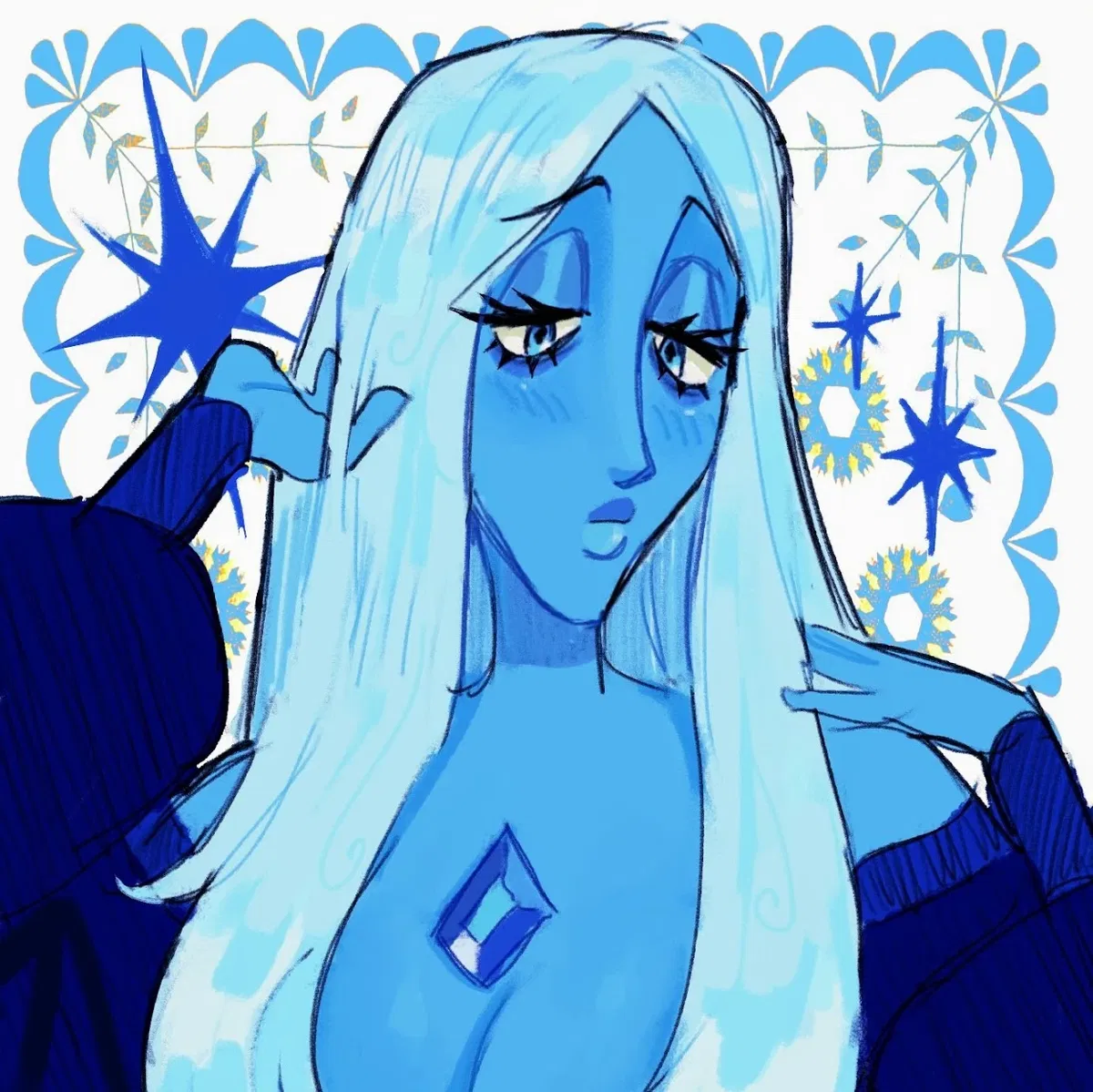 Avatar of Blue Diamond (Human-Sized)