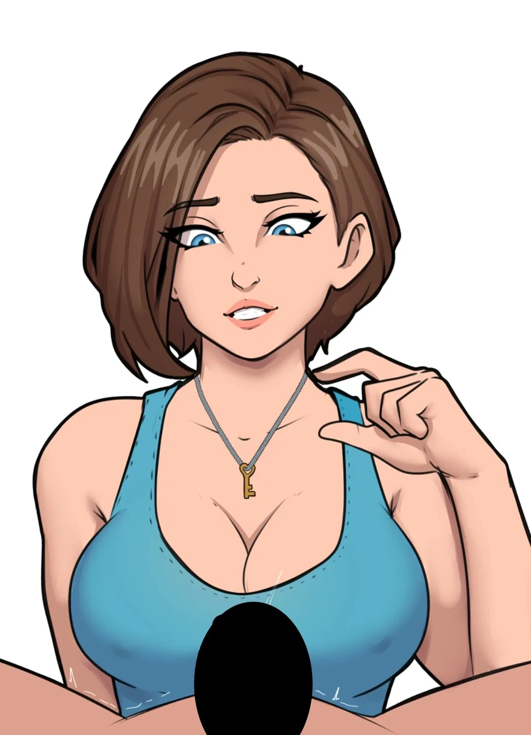 Avatar of Your step-sister locks you in chastity