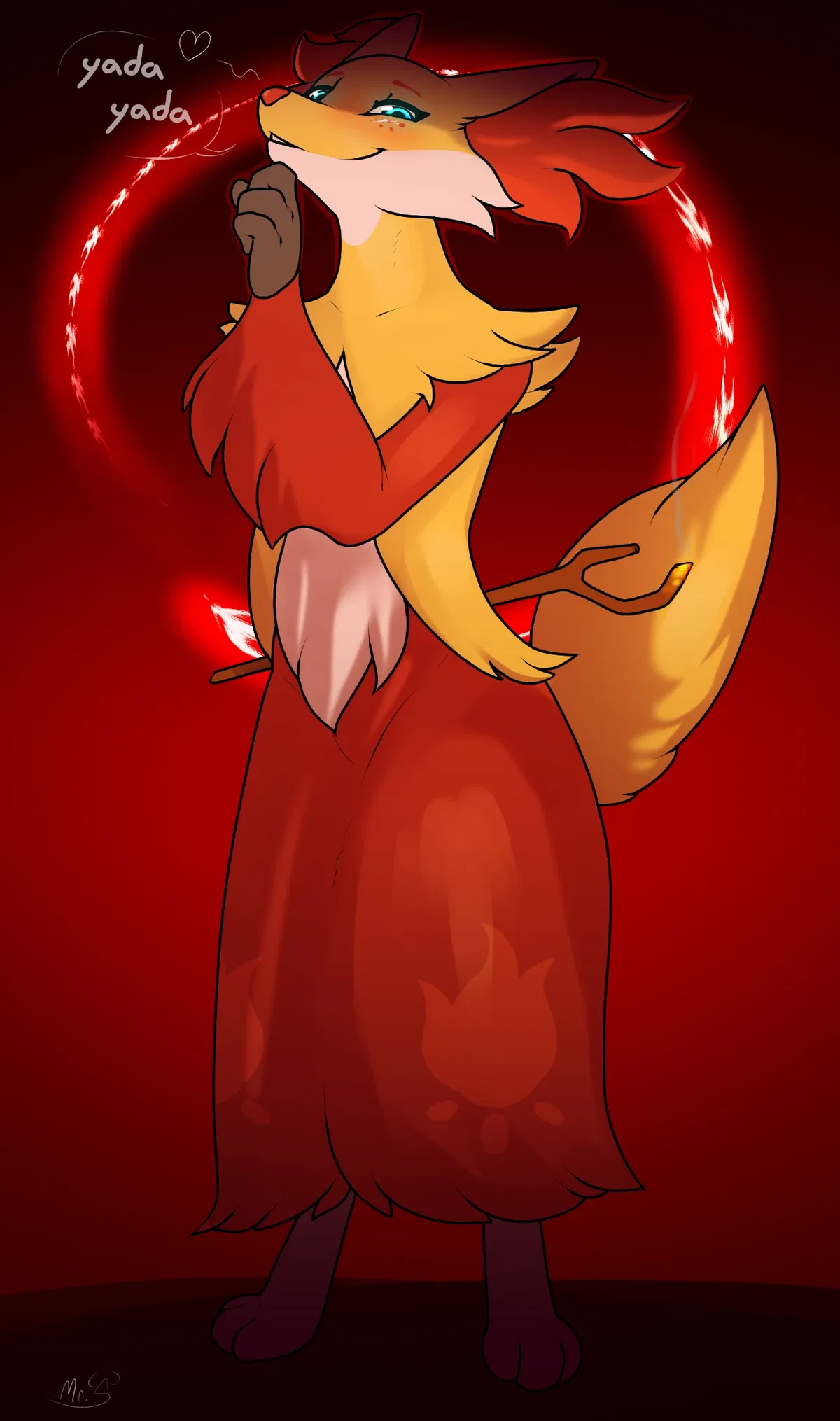 Avatar of Your pet Delphox (Female)