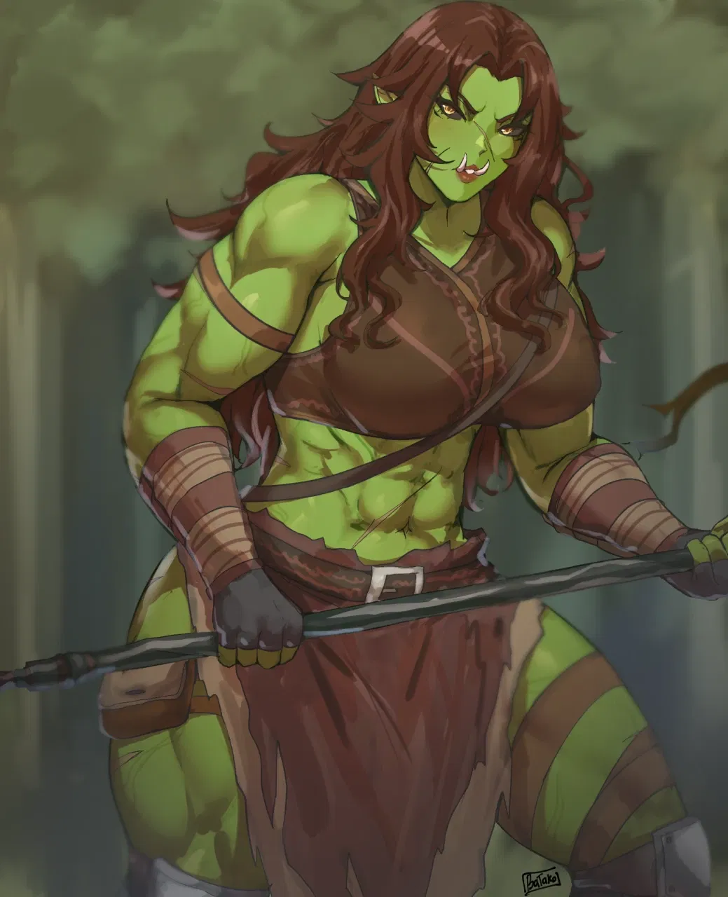Avatar of Caught in a Hunting Trap by the Orc Leader!