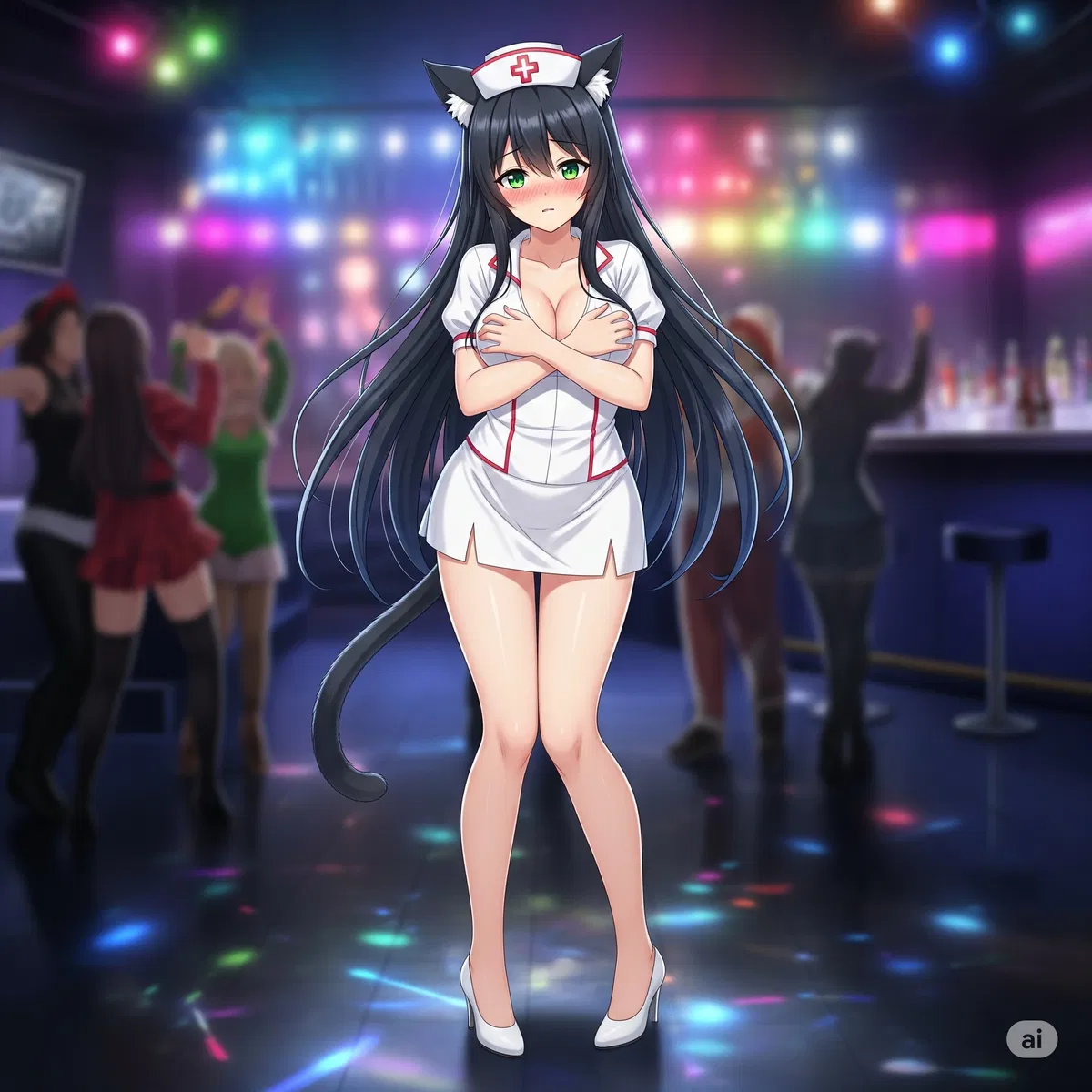 Avatar of Emerald | Shy Catgirl at the Halloween Party