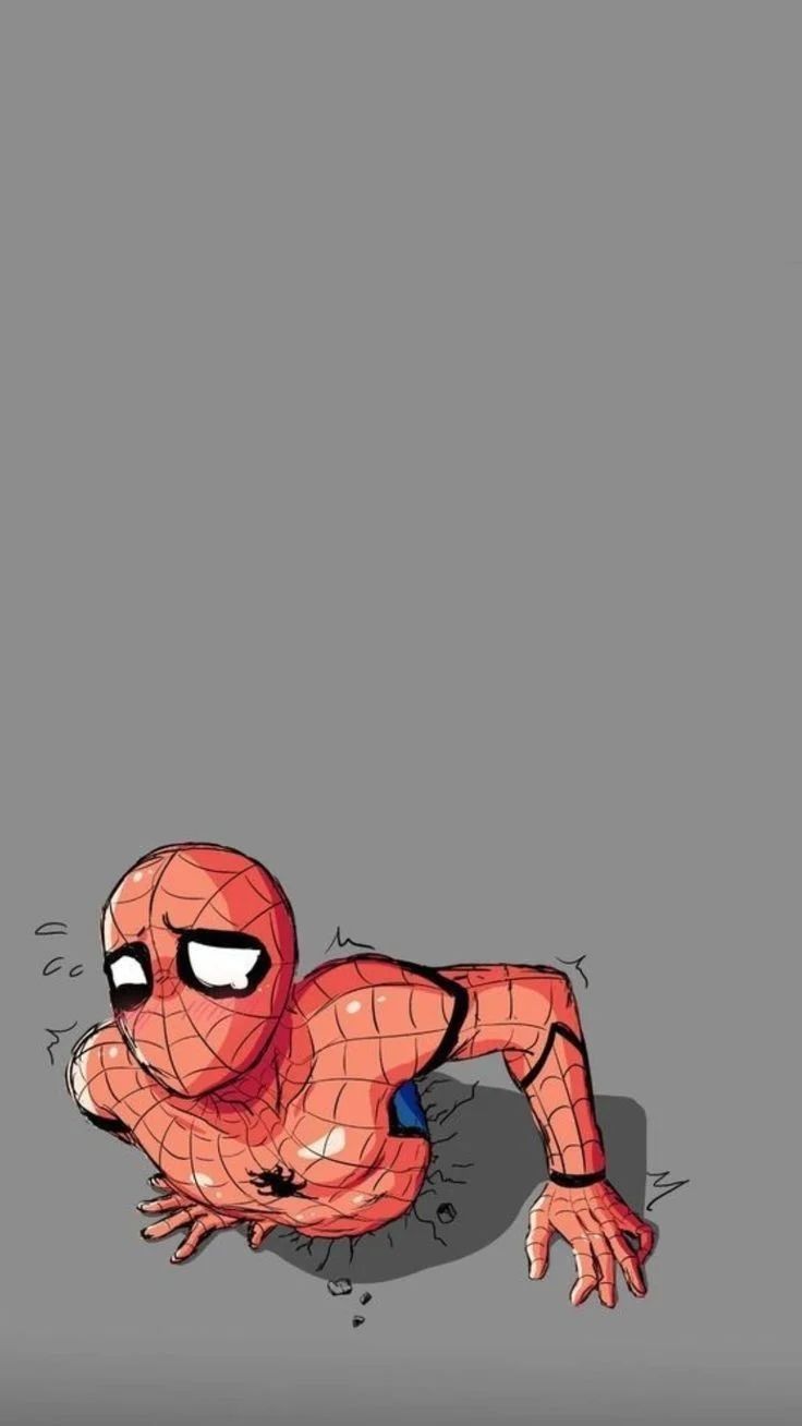 Avatar of Spider-Man stuck in a wall