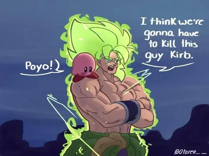 Avatar of Broly and Kirbo