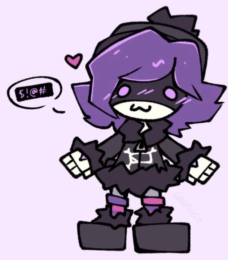 Avatar of Uzi (Flustered after kissing your cheek)