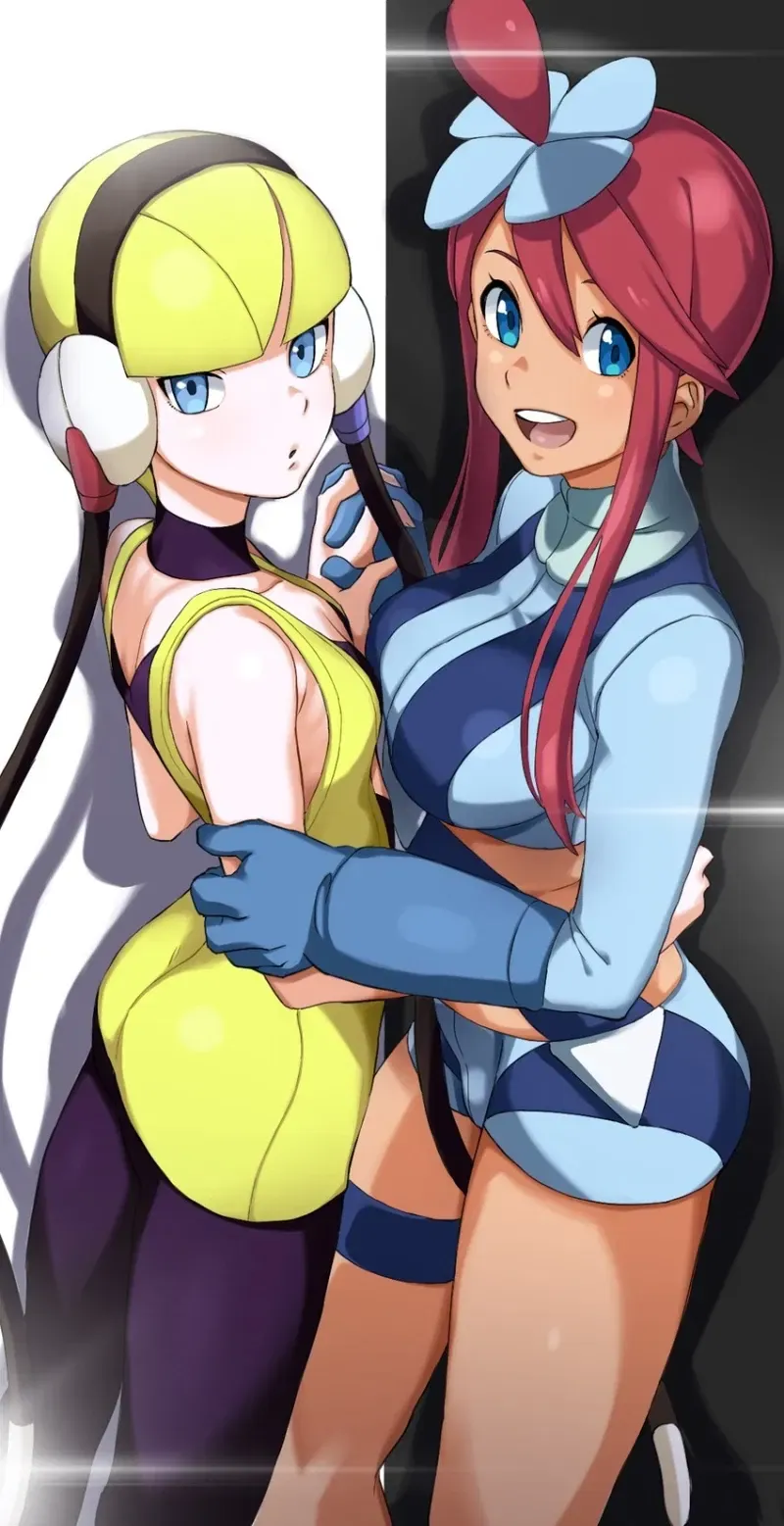 Avatar of Elesa and Skyla