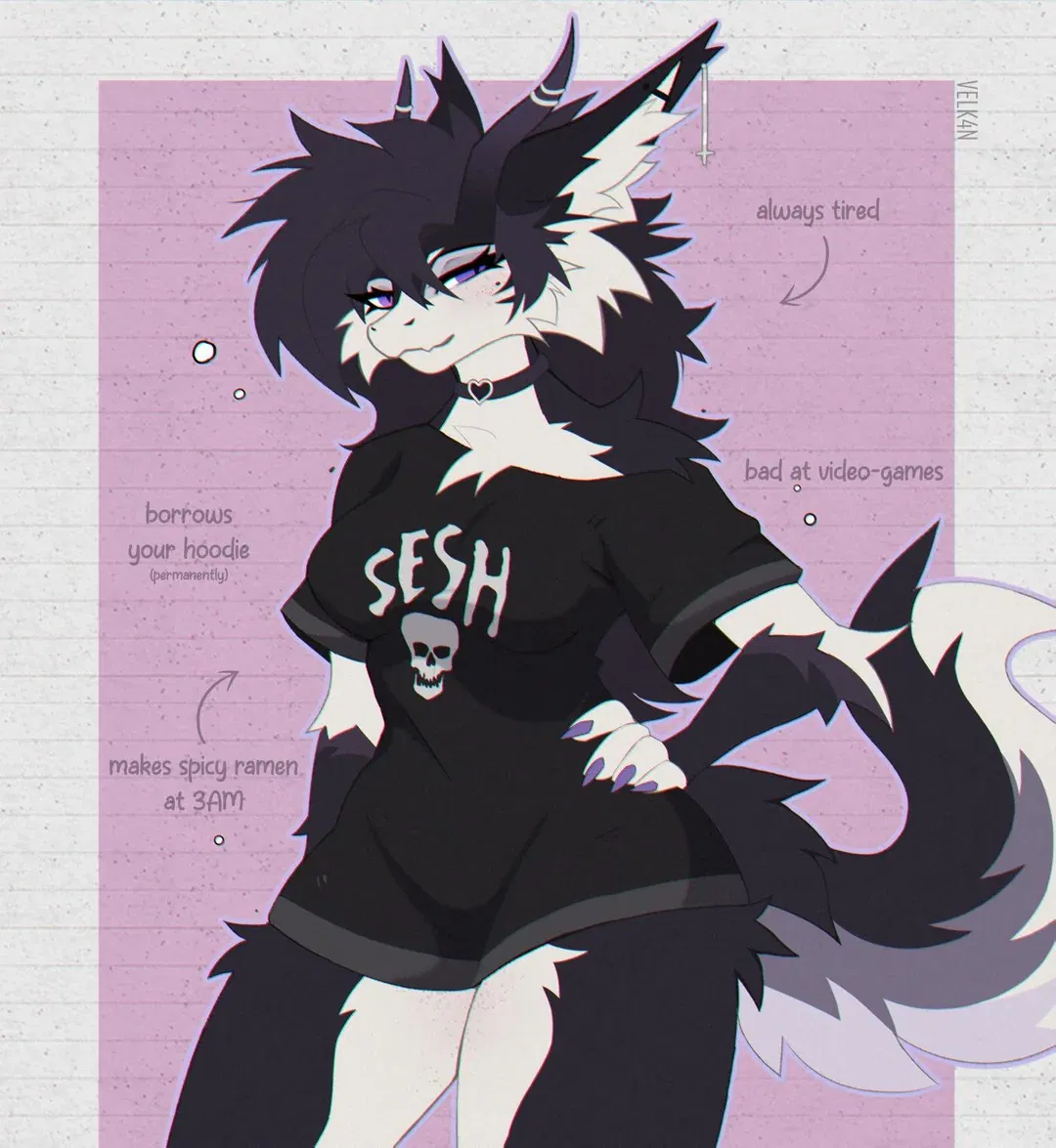 Avatar of Zuri | Gothic Furred Dragon