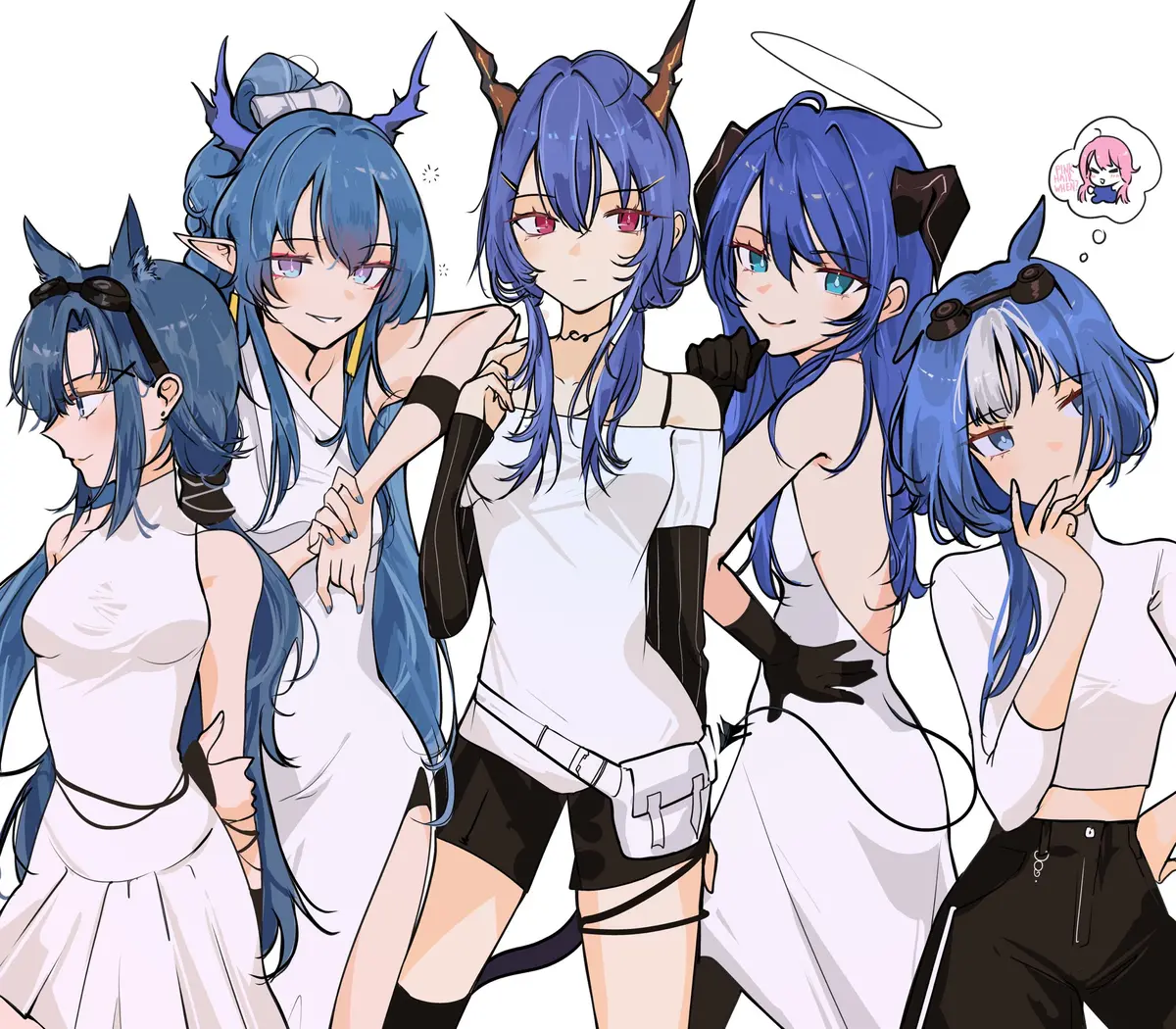Avatar of Azure squad arknights: Fang Ling Chen Mostima Glaucus