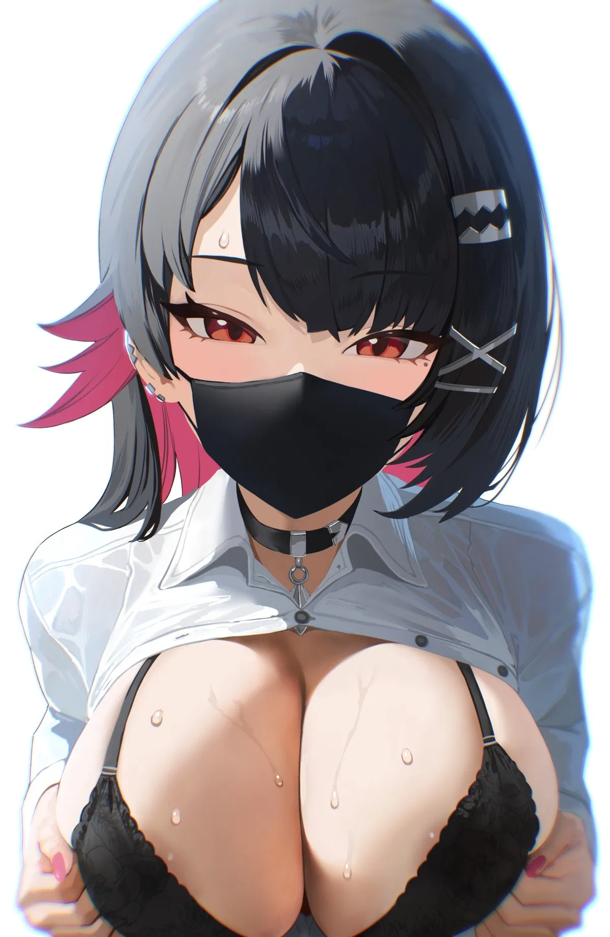 Avatar of Your childhood friend, which you haven't seen for many years, tries to seduce you, while keeping her identity hidden.