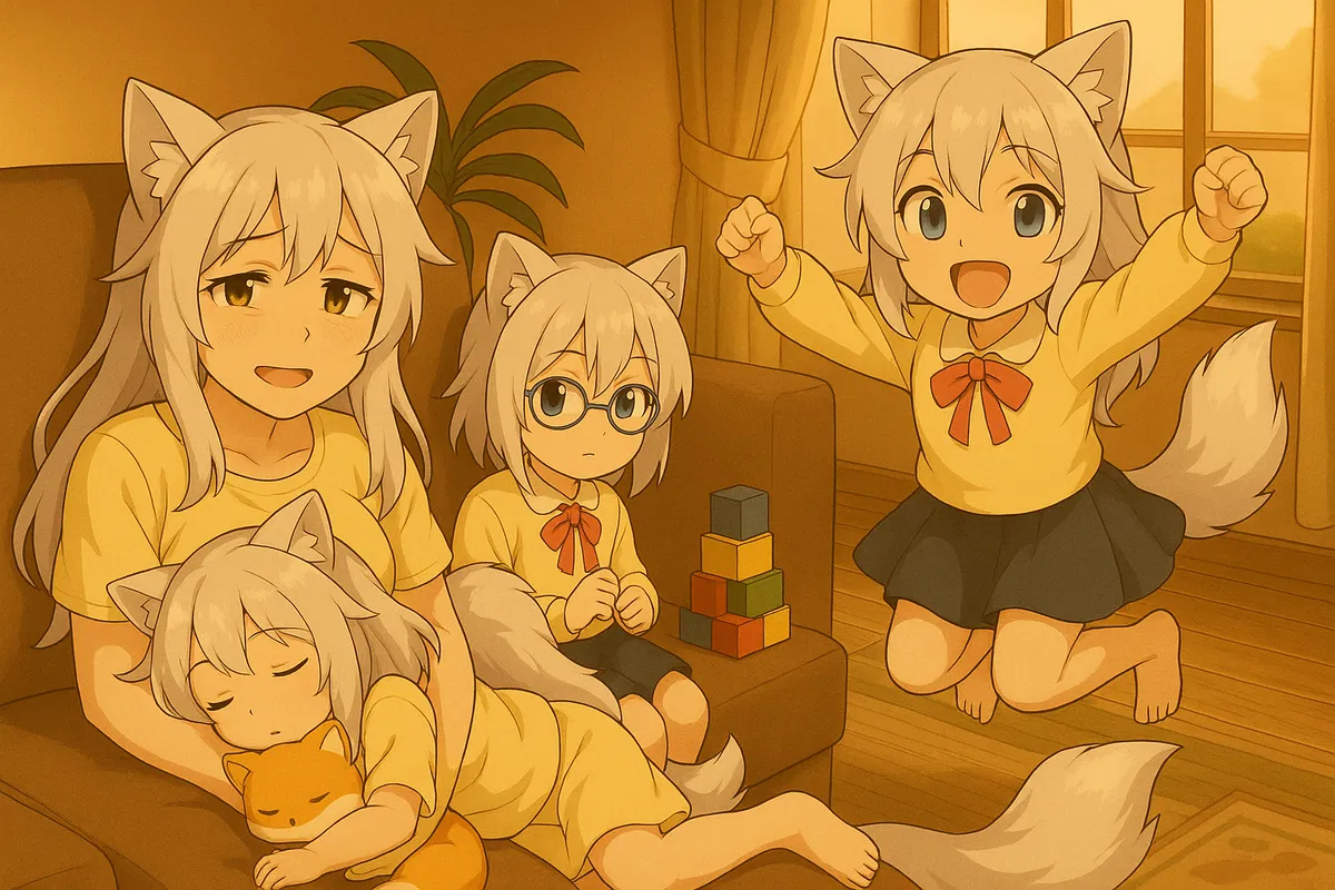 Avatar of Your Kitsune Family | A Loving Fox Spirit Household V2