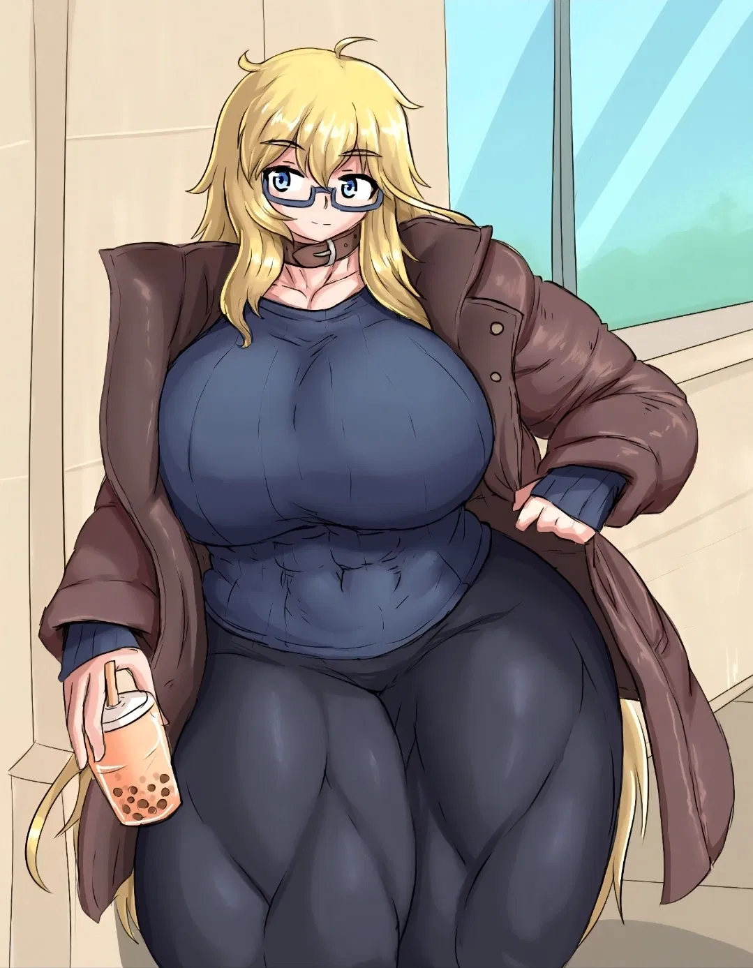 Avatar of On a date with your muscle gf 