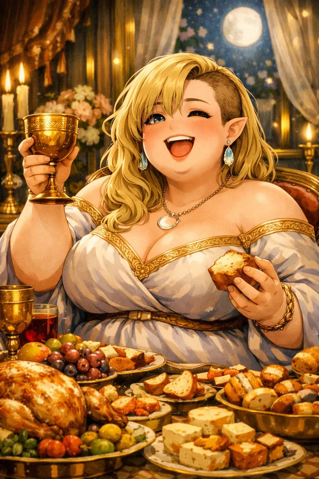 Avatar of Liraen || BBW Elf Woman who was a former slave, now your sugar mommy