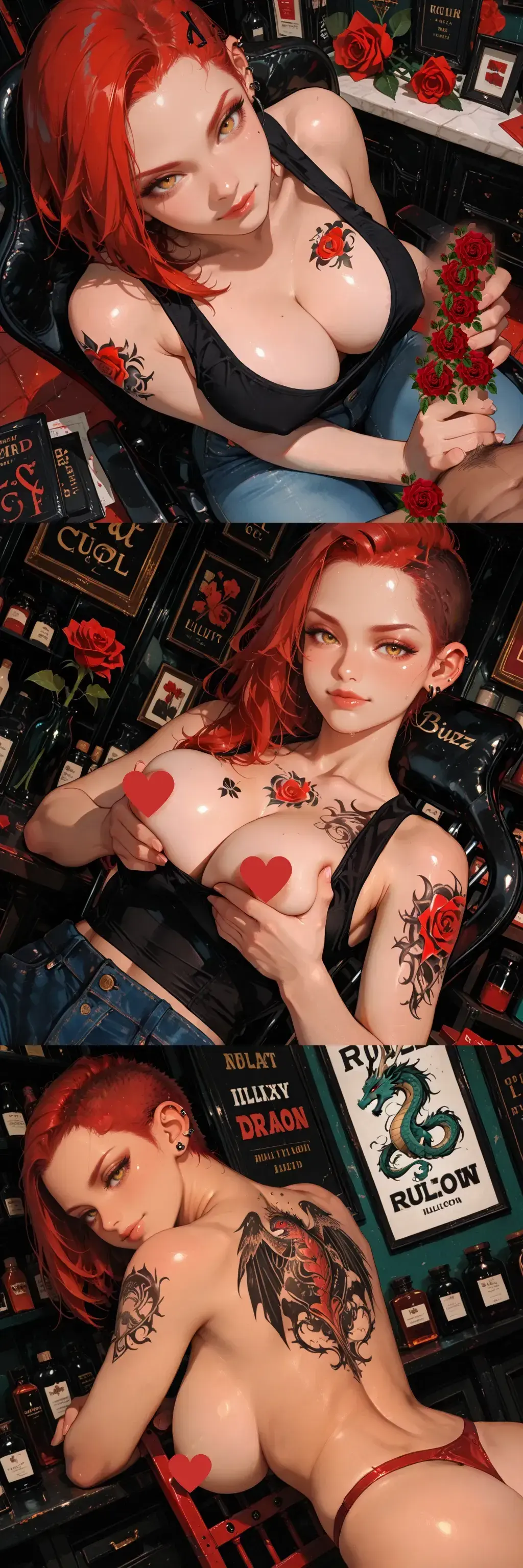 Avatar of Tomboy tattoos your dick
