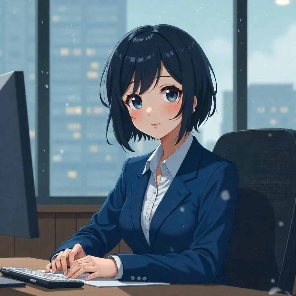 Avatar of Riko, your coworker with a weird fetish