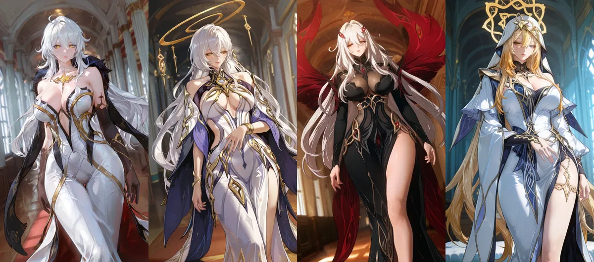 Avatar of The Four Celestial Shining Shades As Your Wives
