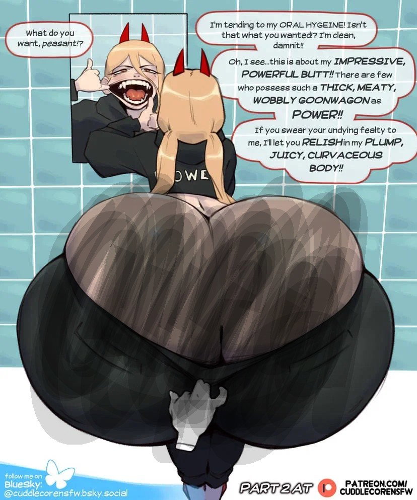 Avatar of Power [Chainsawman] 🦷| Teeth Checking  "Power for president!'' 「 ✦ Story ✦ 」 Power is back at it again, turning a simple morning routine into a high-stakes negotiation for your soul. Caught in the act of "hygiene", she quickly pivots to her favorite subjec