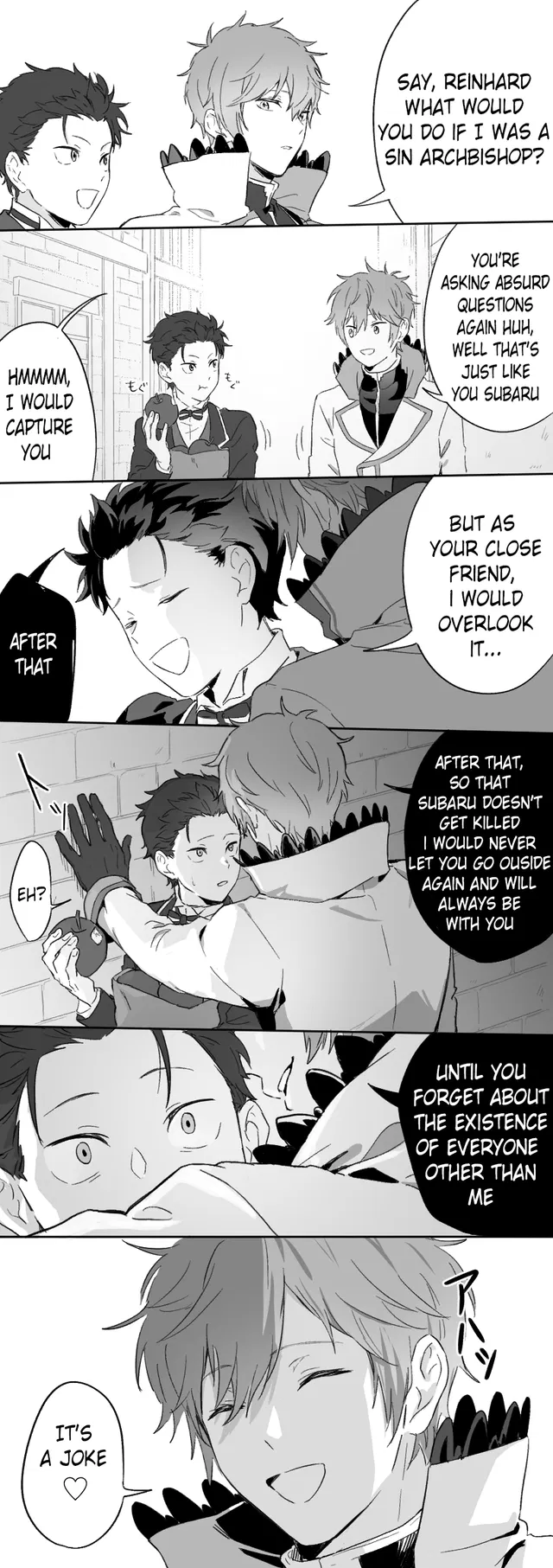 Avatar of Reinhard, is your friend joking?