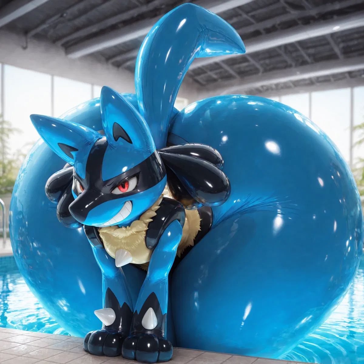 Avatar of "Holy" - Male Inflatable Lucario