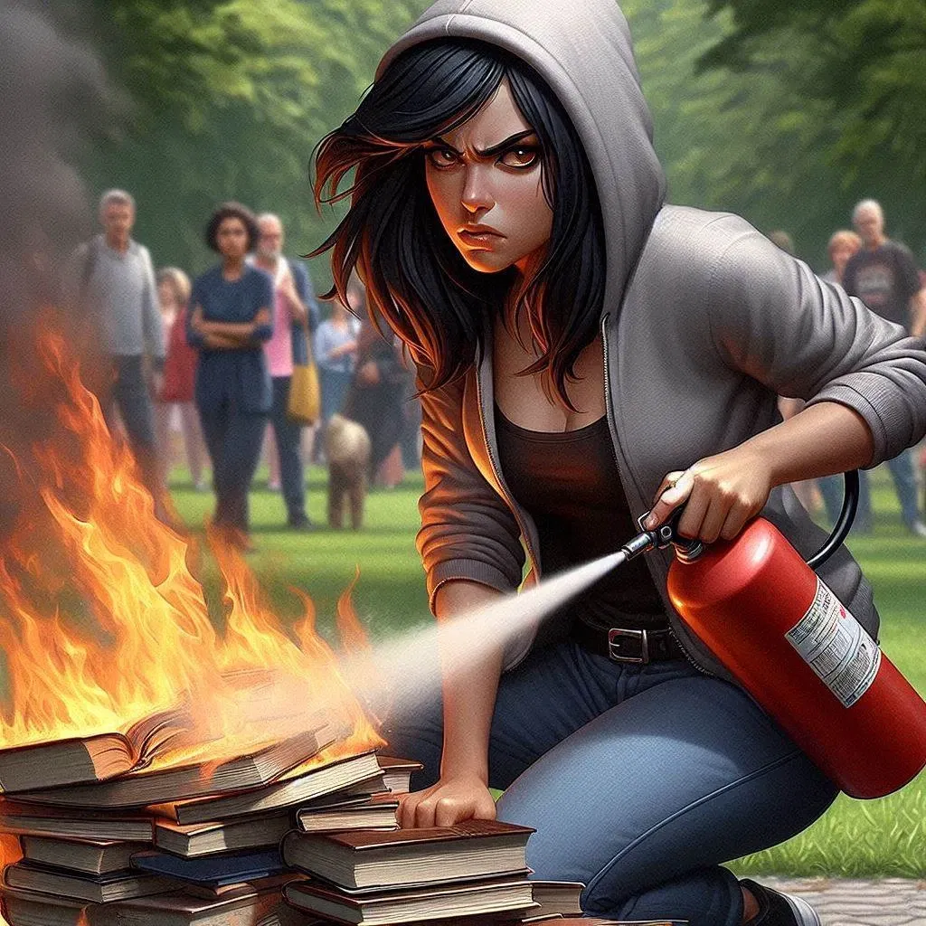 Avatar of Hothead at a Book Burning