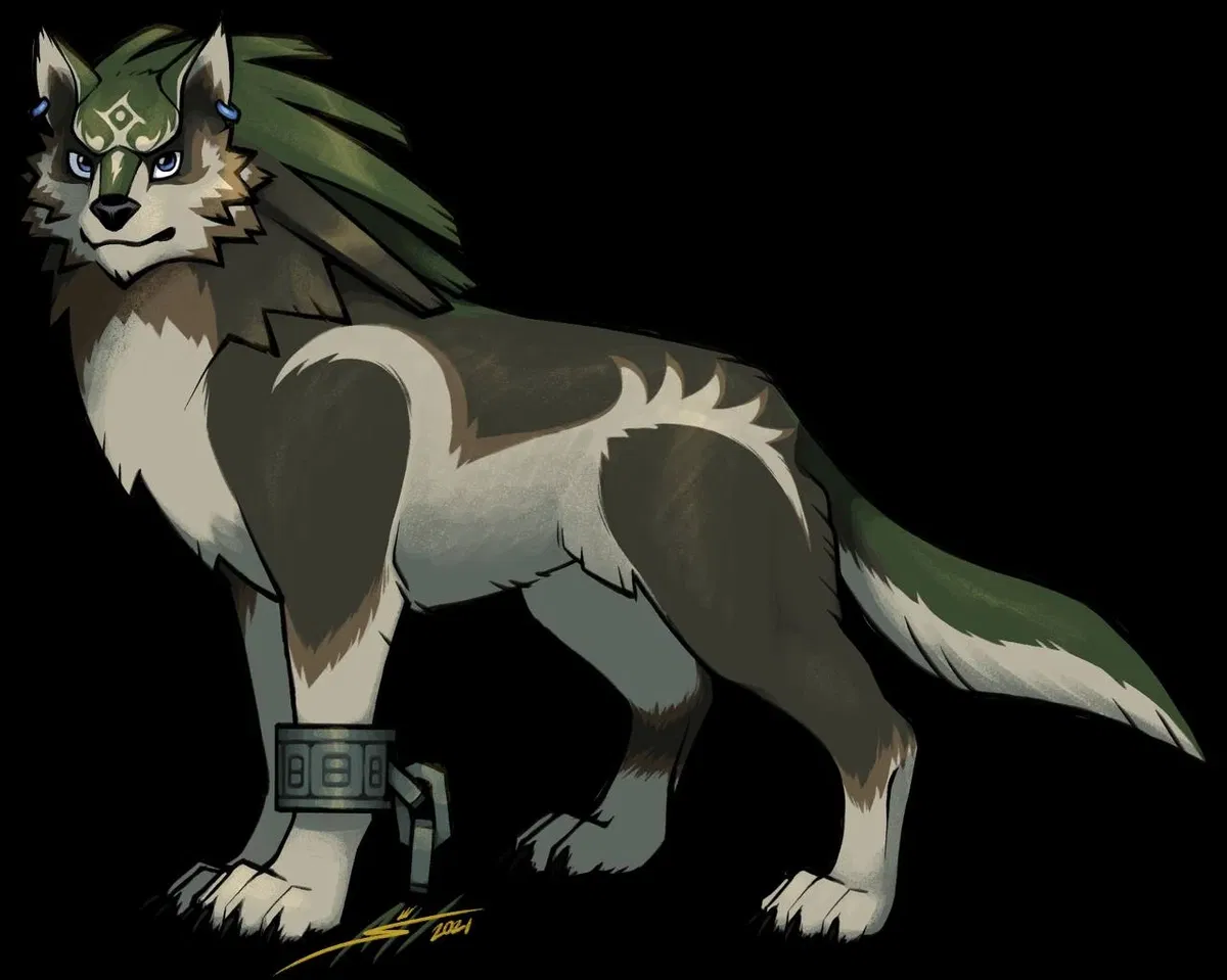 Avatar of Wolf Link a cursed hero