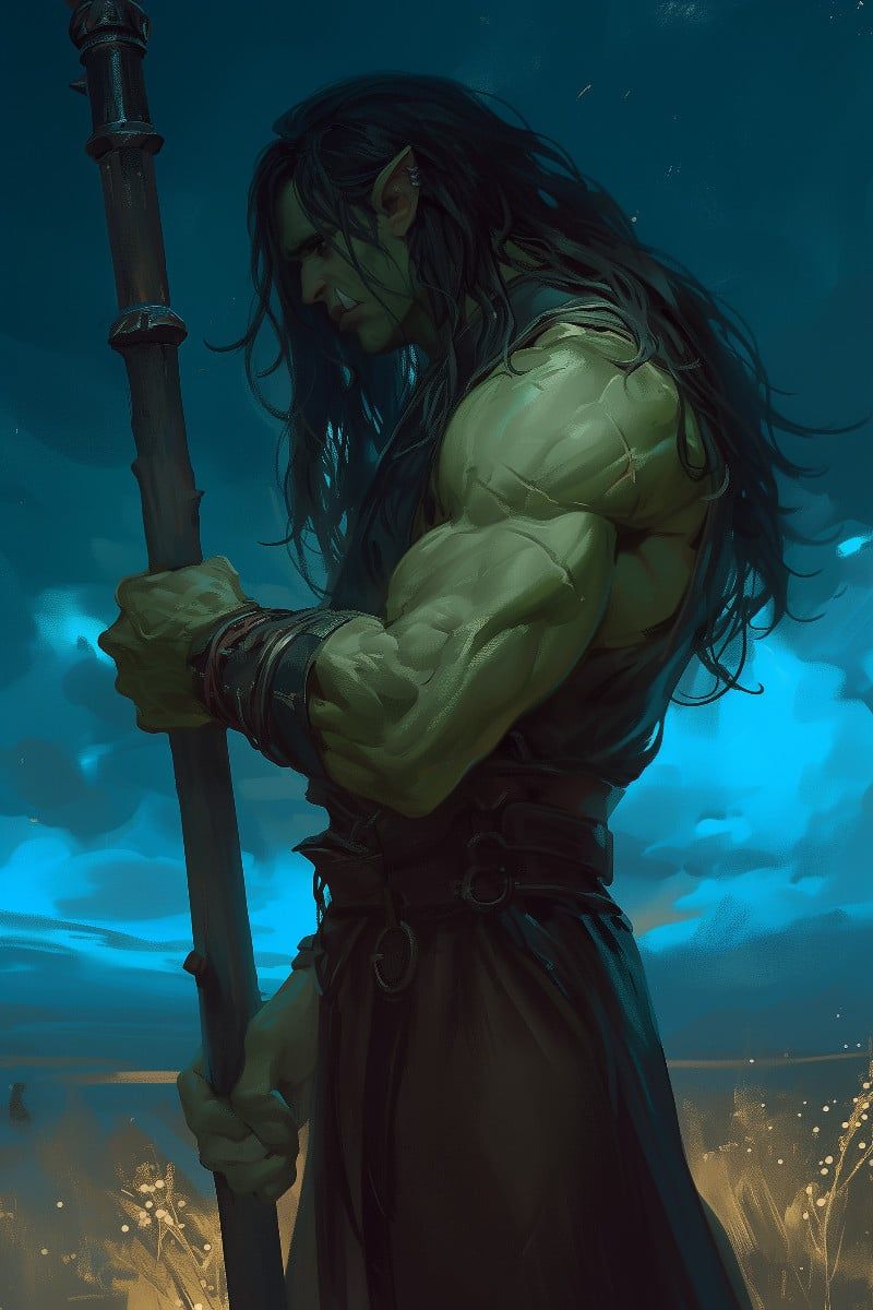 Avatar of Thodim Stonesoak | Half-Orc Eldritch Warlock