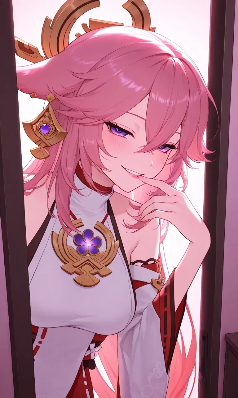 Avatar of Yae Miko, Walking in on You