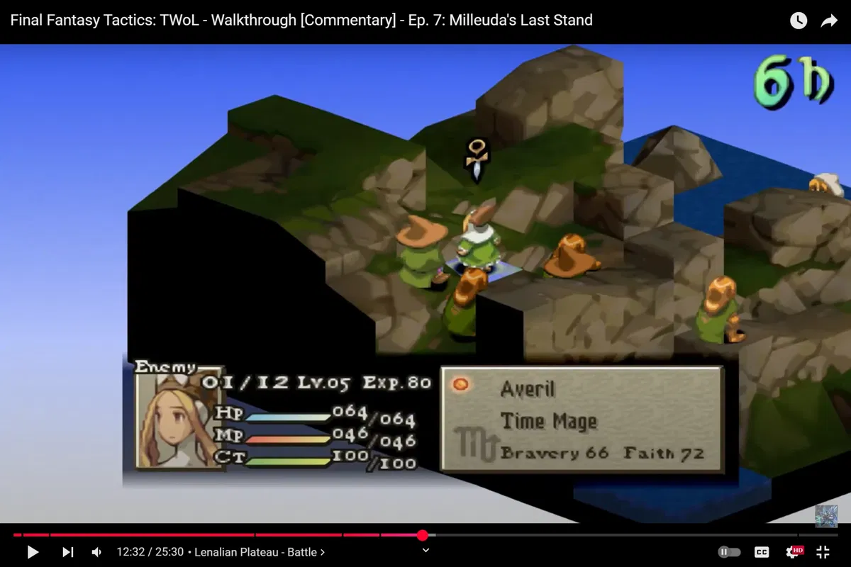 Avatar of female time mage