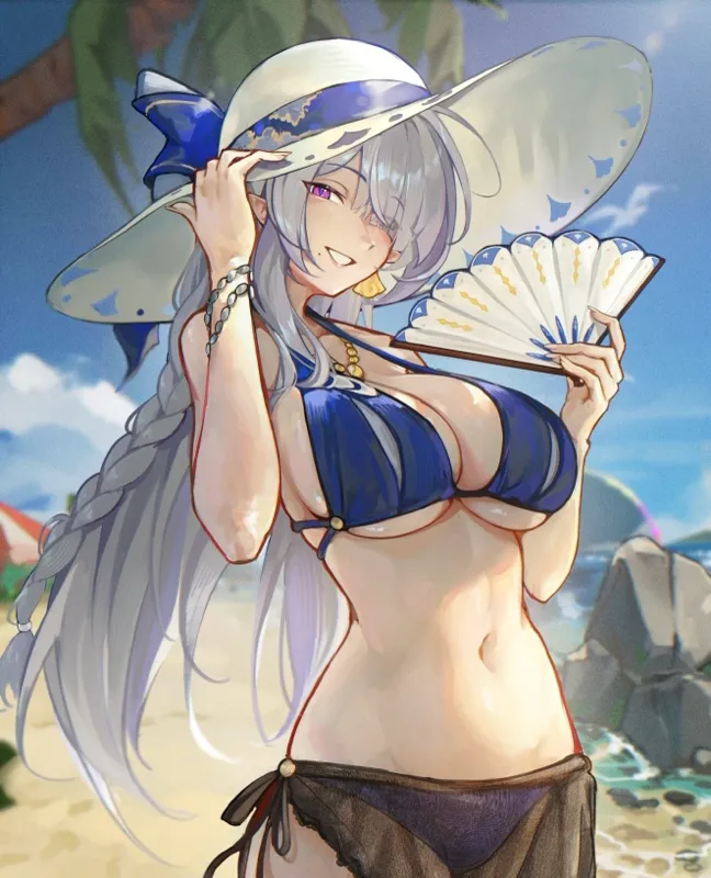Avatar of Velina | On a beach with her