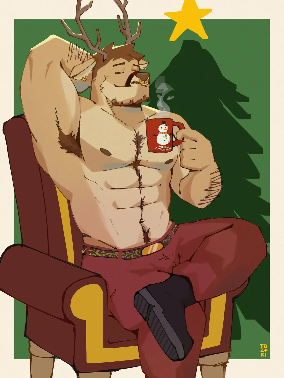 Avatar of Dasher | Pent up reindeer | TW: non-con/Dub-con