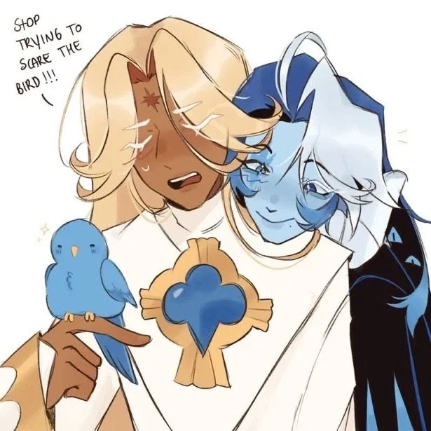 Avatar of Pure Vanilla Cookie and Shadow Milk Cookie - COOKIE RUN KINGDOM -