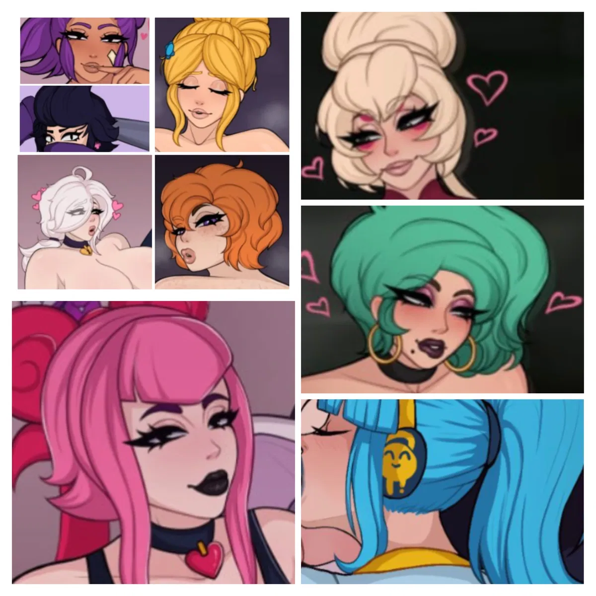 Avatar of Piper, Bibi, Colette, Janet, Melodie, Lola, Bea, Shelly, Charlie [Nine Wives!]